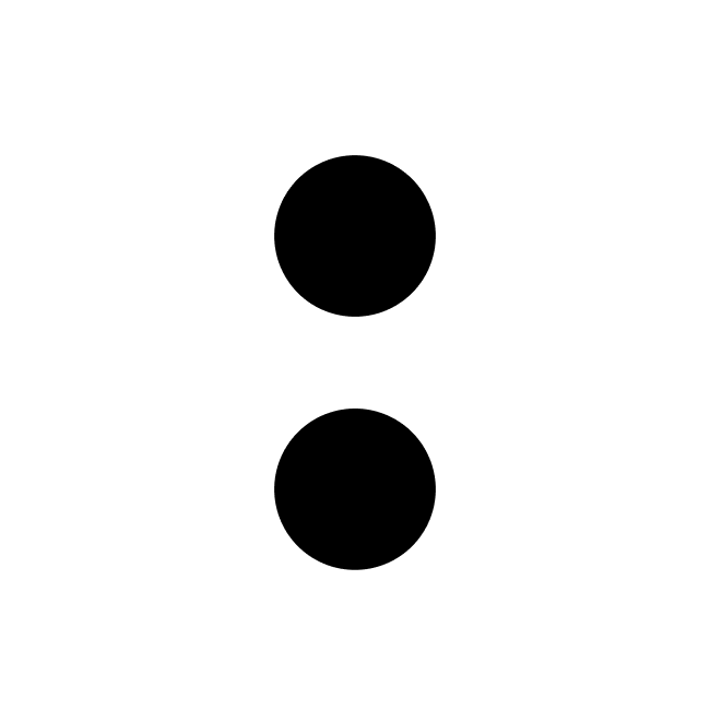 Round colon mark